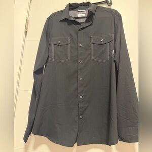 Men’s Columbia Button-Up Long Sleeve Shirt